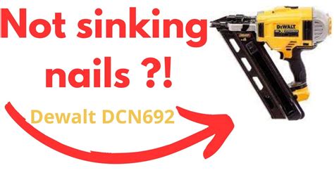 Dewalt DCN692 Nailer Nails Not Firing: Fix the Jammed Light。